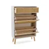 Apavu plaukts Versa Vega Rotangpalma Paulovnijas koks 25,5 x 106 x 70 cm