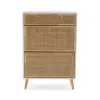 Kenkäteline Versa Vega Rottinki Paolownia wood 25,5 x 106 x 70 cm