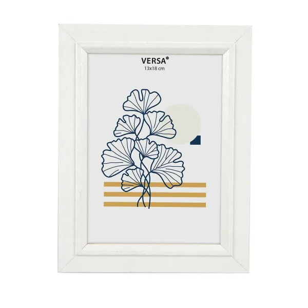 Фото рамка Versa Белый Деревянный MDF Vintage 1,5 x 22 x 17 cm
