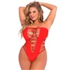 Leotard Pink Lipstick Red L