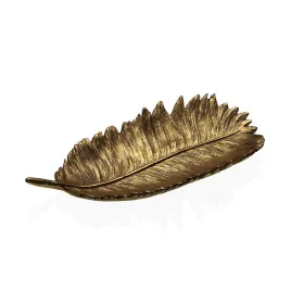 Galda rotājums Versa Bronza Spalva 12,8 x 4,2 x 27 cm