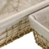 Корзина для белья Versa Nadir Коричневый Морские водоросли 22 x 15 x 32 cm