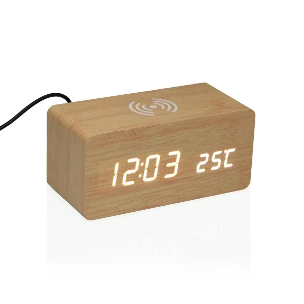Modinātājpulkstenis Versa Koks MDF Minimālists 7 x 7 x 15 cm
