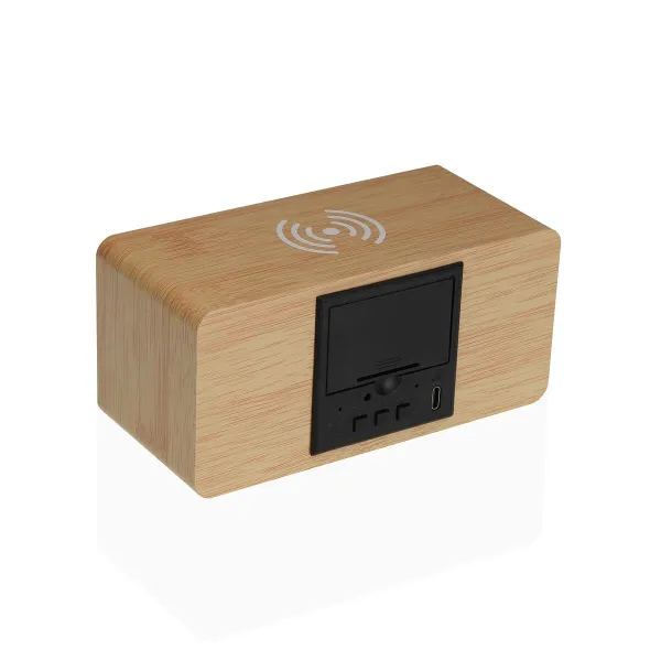 Modinātājpulkstenis Versa Koks MDF Minimālists 7 x 7 x 15 cm