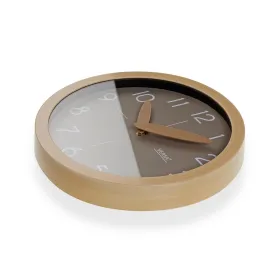Wall Clock Versa Grey Plastic Minimalist 4,1 x 30 x 30 cm