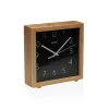 Table clock Versa Black Minimalist