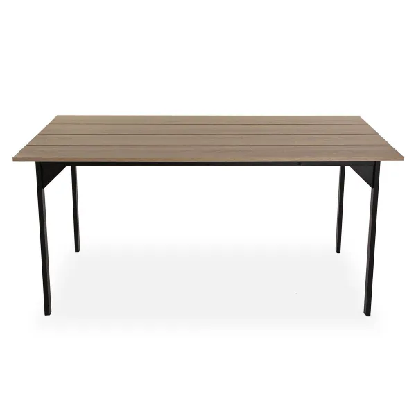 Ruokapöytä Versa Collins Metalli Melamiini Puu MDF 75 x 80 x 164,5 cm