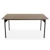 Ruokapöytä Versa Collins Metalli Melamiini Puu MDF 75 x 80 x 164,5 cm