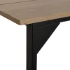 Ruokapöytä Versa Collins Metalli Melamiini Puu MDF 75 x 80 x 164,5 cm