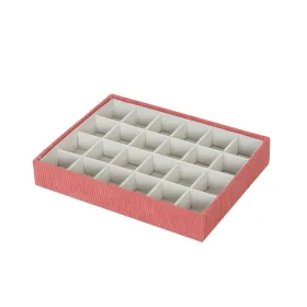 Шкатулка Versa Красный полиэстер Картон 19 x 4 x 25 cm