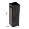 Umbrella stand Versa Black 15,5 x 48,5 x 15,5 cm