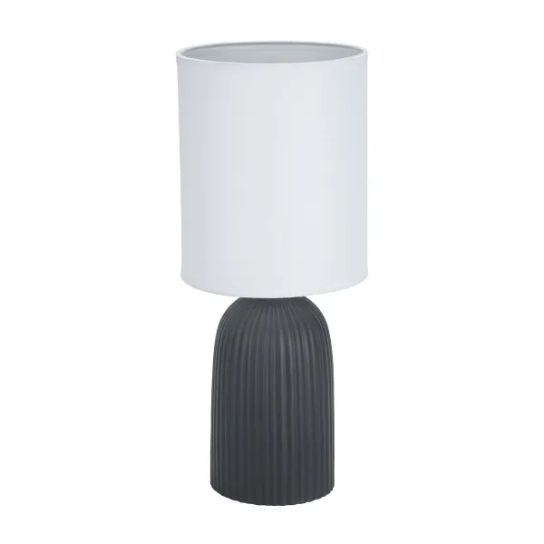 Stalinė lempa Versa Juoda Medvilnė Keramikinis 40 W 15 x 36 cm