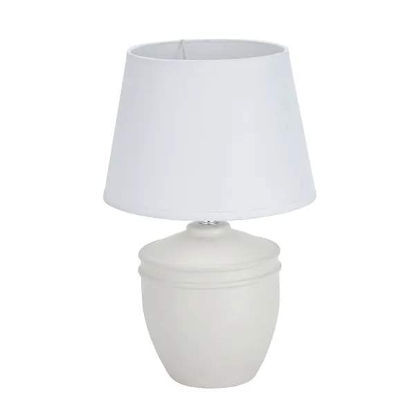 Galda lampa Versa Aurelia Balts Kokvilna Keramika 40 W 20 x 31,5 cm