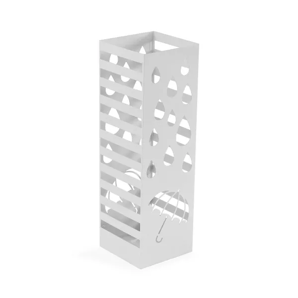 Skėčių stovas Versa Balta 15,5 x 49 x 15,5 cm
