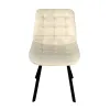 Chair Versa RHODES  Beige 55 x 82 x 51 cm (4 Units)