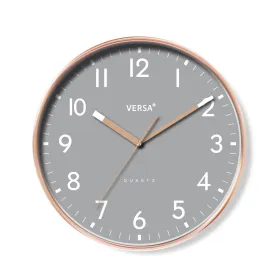 Sienas pulkstenis Versa Pelēks Plastmasa 4 x 30 x 30 cm