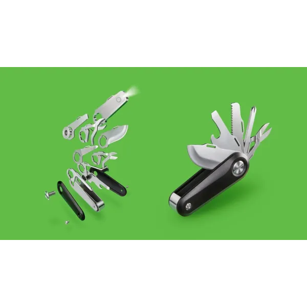 Quirky Switch V2 - Multifunctional pocket knife with 18 functions