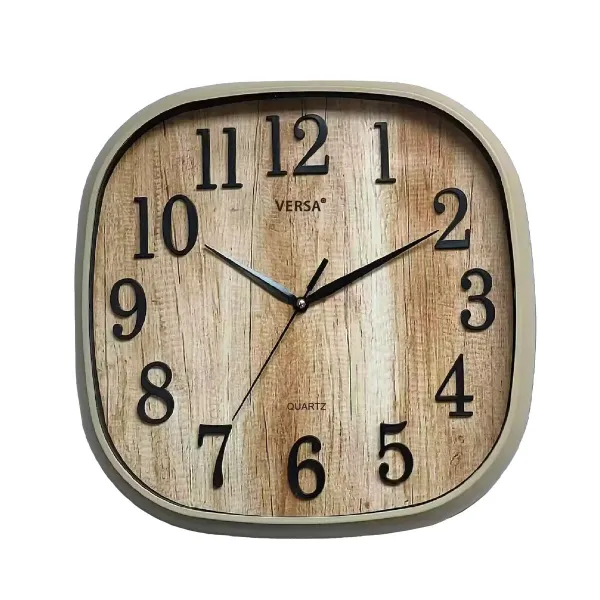 Wall Clock Versa Plastic 4,5 x 30 x 30 cm