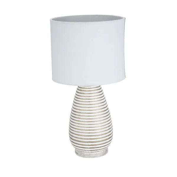 Galda lampa Versa Duna Lins Keramika 40 W 22 x 43,5 cm