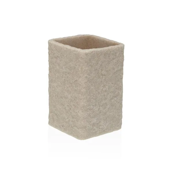 Держатель для зубной щетки Versa Viti Бежевый Смола 7,4 x 10,6 x 7,4 cm
