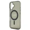 Guess IML Rhinestones MagSafe - Case for iPhone 16 Plus (Black)