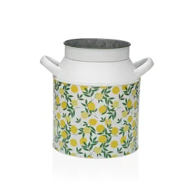 Vāze Versa Dzeltens Citrona Metāls 13 x 15,5 x 21 cm