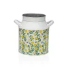 Vase Versa Yellow Lemon Metal 13 x 15,5 x 21 cm