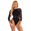 Leotard Pink Lipstick Black One size