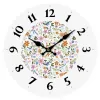 Sienas pulkstenis Versa Koks Цветы 4 x 30 x 30 cm