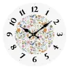 Wall Clock Versa Wood Flowers 4 x 30 x 30 cm