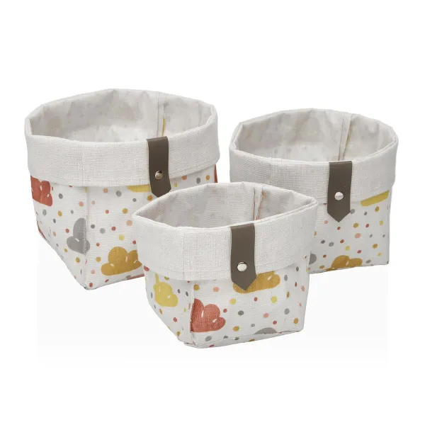 Универсальная корзина Versa Текстиль 10 x 10 x 10 cm 14 x 14 x 14 cm 12 x 12 x 12 cm