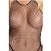 Bodystocking Pink Lipstick Black (M/L)