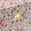 Jewelry box Versa Wood MDF Wood 12 x 10 x 18 cm Flowers