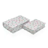 Decorative box Versa Canvas MDF Wood Book