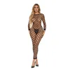 Bodystocking Pink Lipstick Black (One size)