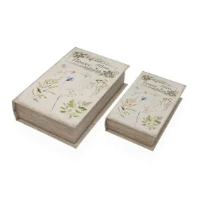 Dekoratīvs skapītis Versa Canvas Koks MDF Цветы