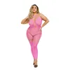 Bodystocking Pink Lipstick Pink (Queen size)