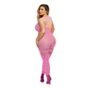 Bodystocking Pink Lipstick Pink (Queen size)