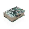 Шкатулка Versa Полотно Деревянный MDF 7 x 22 x 16 cm Тропический