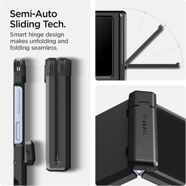 Spigen Tough Armor Pro Mag MagSafe - Case for Samsung Galaxy Z Flip 6 / 7 FE (Black)