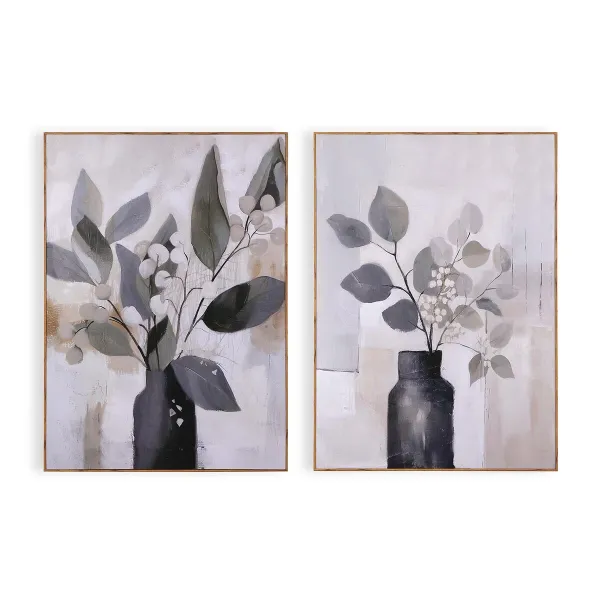 Glezna Versa Canvas 2,5 X 60 X 50 CM Vāze