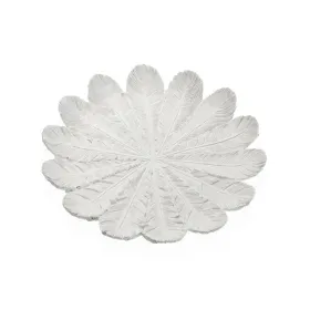 Galda rotājums Versa Balts Sveķi 2,3 X 24,2 X 30 CM Zieds