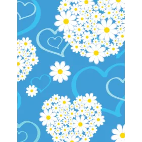 Nexgen Skins with 3D effect for iPad 2/3/4 (Hearts and Daisies 3D)
