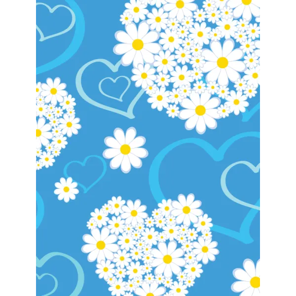 Nexgen Skins with 3D effect for iPad 2/3/4 (Hearts and Daisies 3D)
