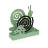 Atbalsts pret odiem spirālēm Versa Zaļš Metāls 5 x 17 x 17 cm Gliemezis