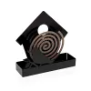 Подставка для противомоскитных спиралей Versa Чёрный Металл 5 x 17 x 17 cm Птица