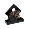 Atbalsts pret odiem spirālēm Versa Melns Metāls 5 x 17 x 17 cm Putnu