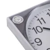 Wall Clock Versa White Metal