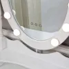 Туалетный столик Versa Белый Деревянный Стеклянный Деревянный MDF 40 X 144 X 90 CM