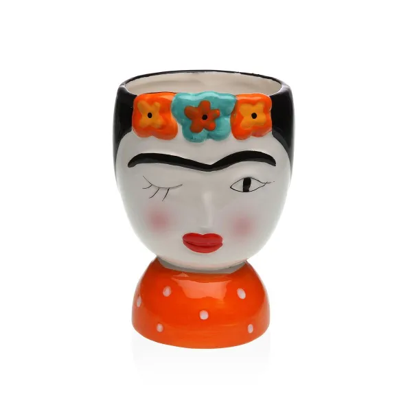 Maljakko Versa Keraminen Escandinavo/Nórdico 14,3 X 25,5 X 18,5 CM Frida Kahlo